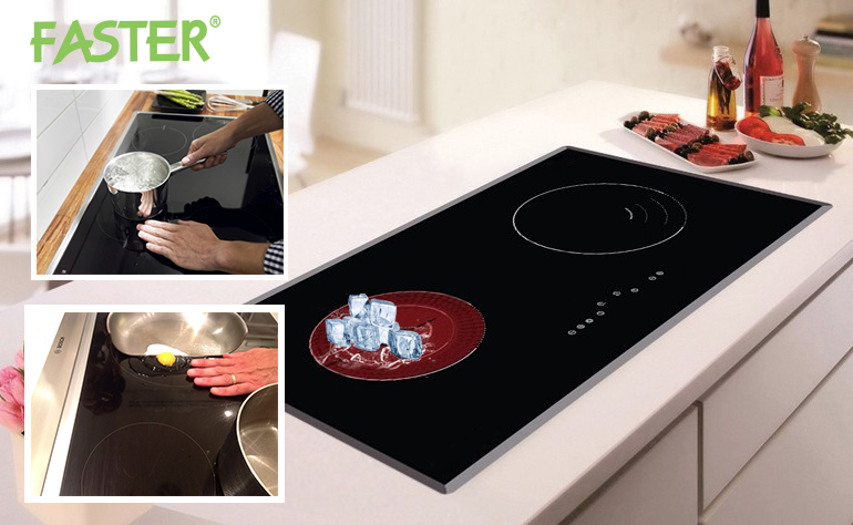 Bếp điện từ nhập khẩu Faster không chỉ sang trọng mà tuyệt đối an toàn
