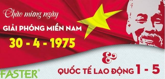 THÔNG BÁO LỊCH NGHỈ LỄ 30/4 - 01/05/2017