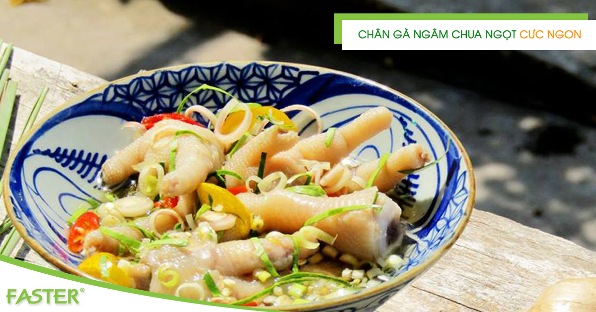 CÁCH LÀM CHÂN GÀ NGÂM CHUA NGỌT CỰC NGON NGÀY HÈ