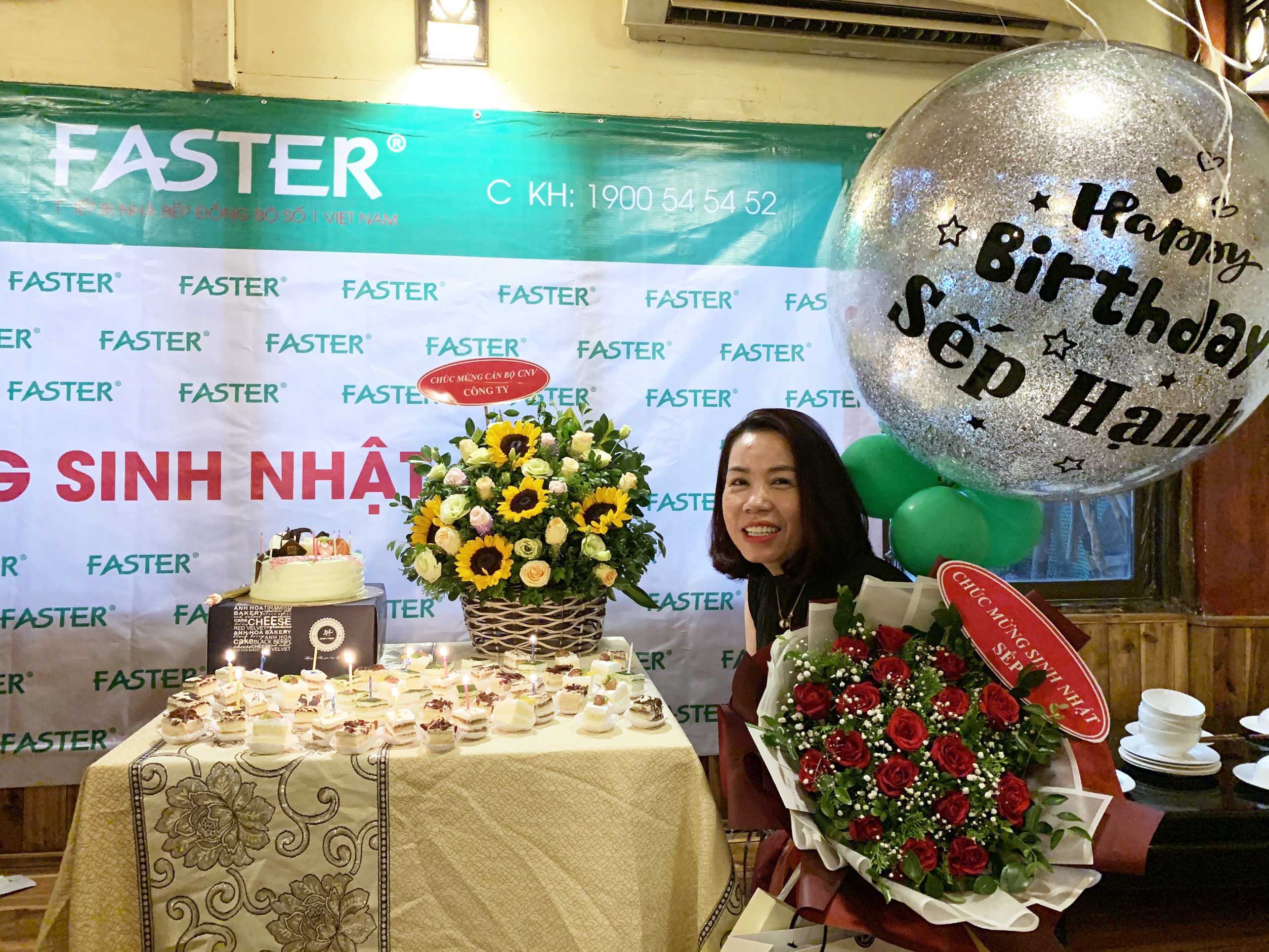 FASTER TỔ CHỨC SINH NHẬT CHO CÁN BỘ NHÂN VIÊN