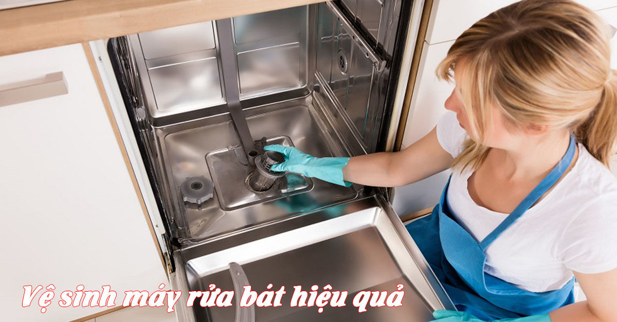 Để vệ sinh máy rửa bát sạch sẽ thì cần chú ý 4 việc này