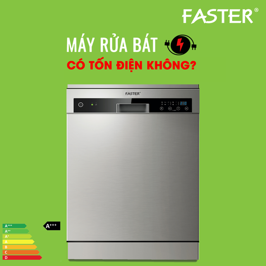 Máy rửa bát có tốn điện không?