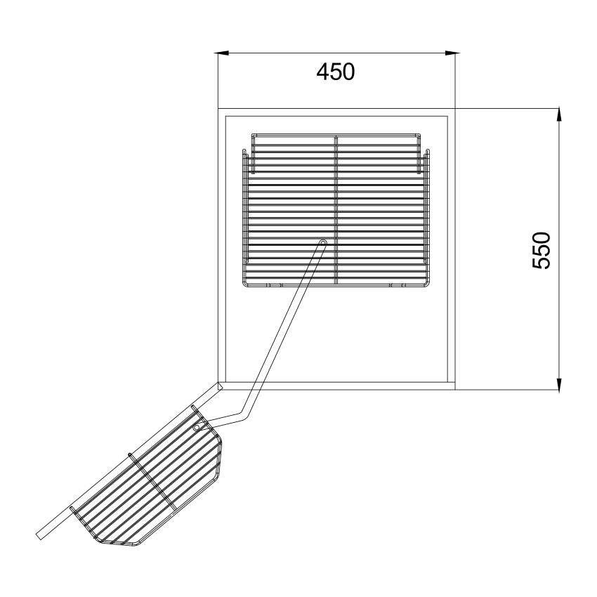 Tủ kho bếp FS TK4505CM304