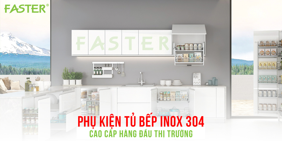 Cùng Faster sắm phụ kiện nhà bếp chính hãng 2024