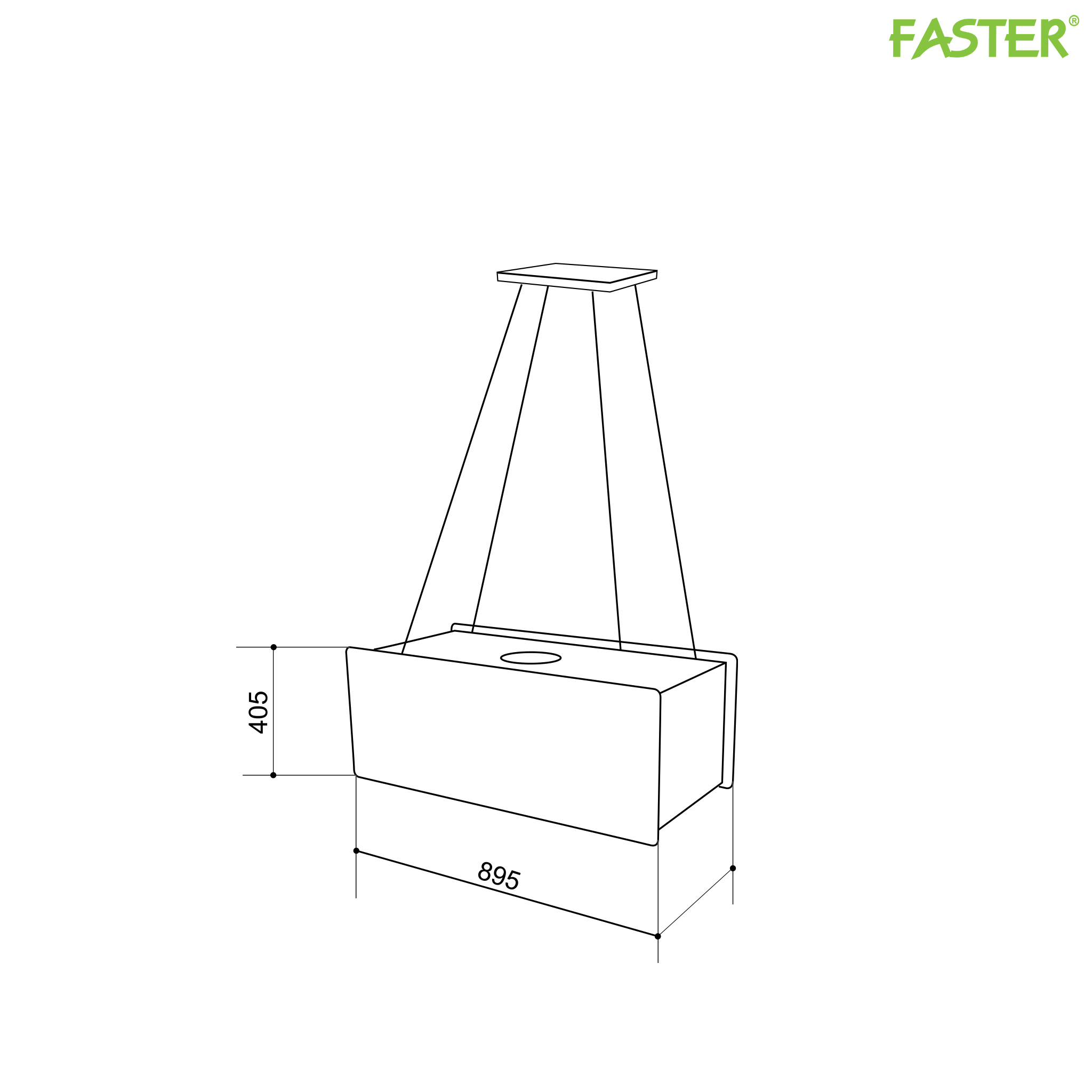 Máy hút mùi treo độc lập FS TS0190