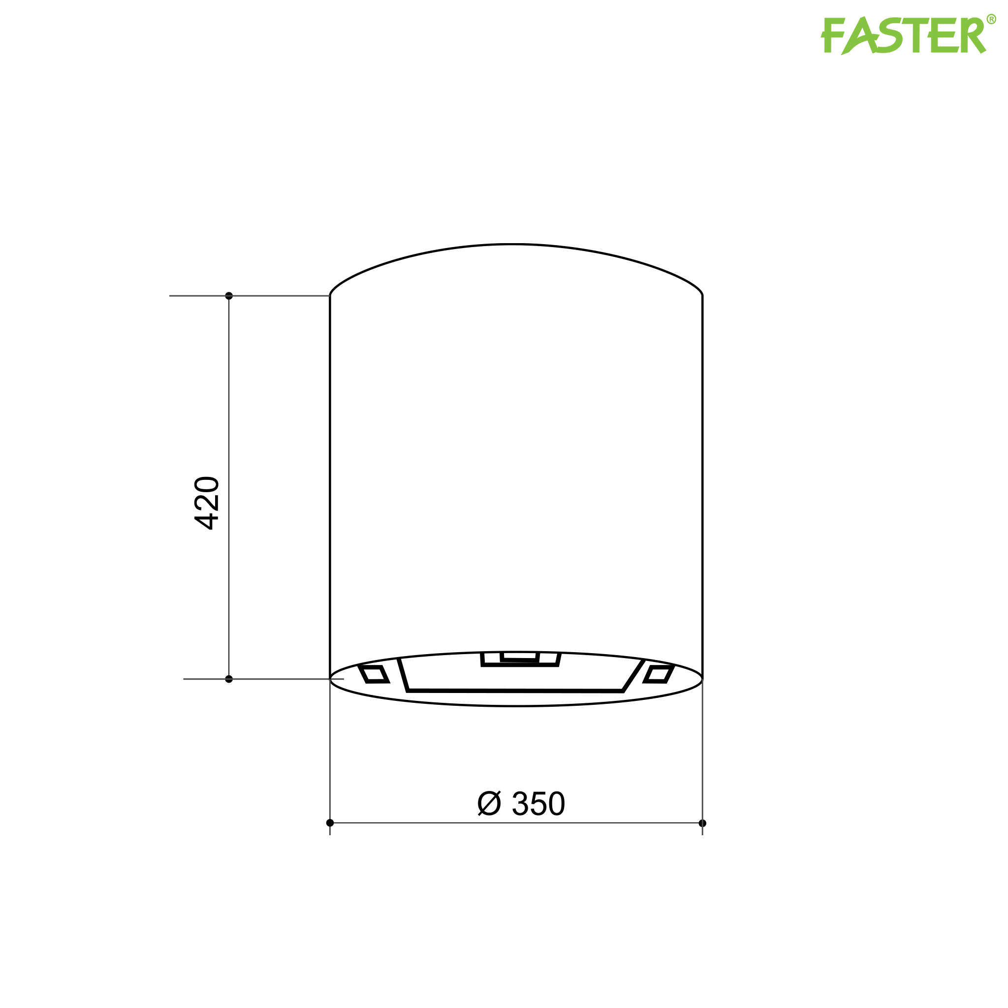 Máy hút mùi treo độc lập FS TS 0735R / TS 0735Y