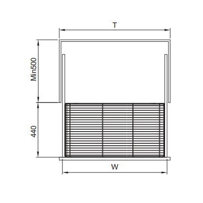 Giá để xoong nồi tủ dưới FS DB7045SD304/DB7545/DB8045/DB9045