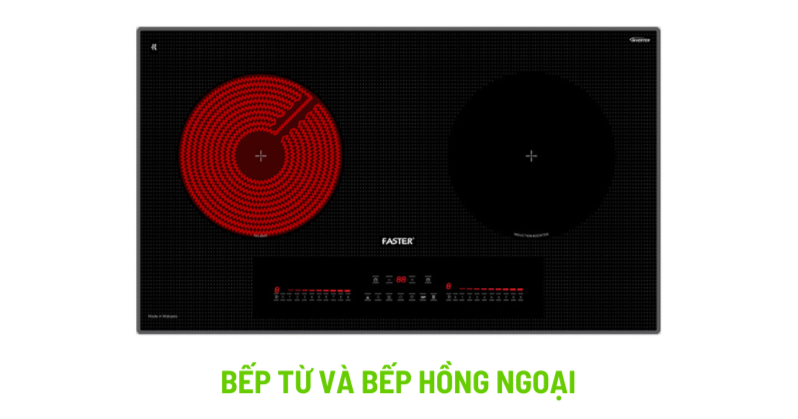 Bếp từ và bếp hồng ngoại khác nhau như thế nào?