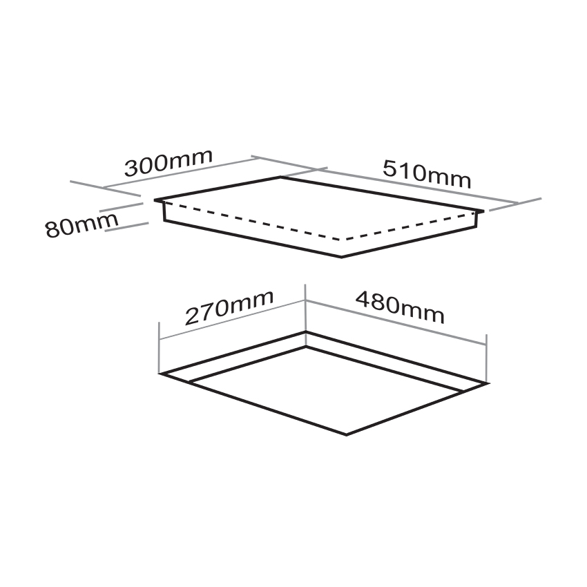 Bếp Domino 2 từ FS 223DI