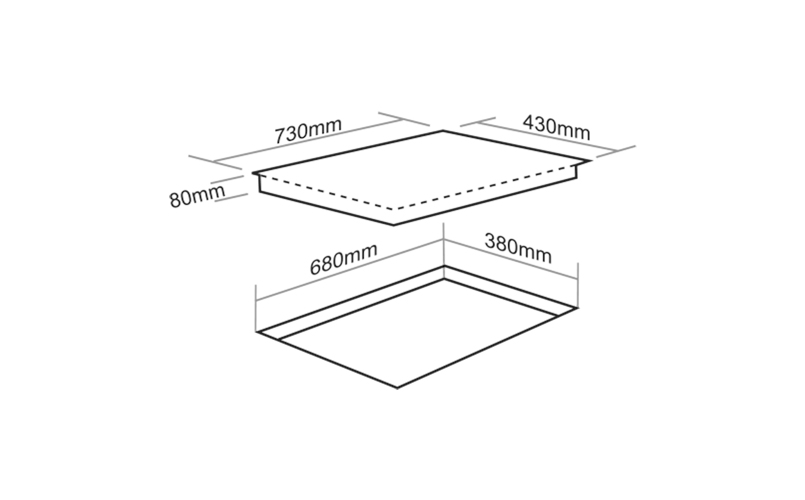 Bếp điện từ nhập khẩu Malaysia FS 828HI