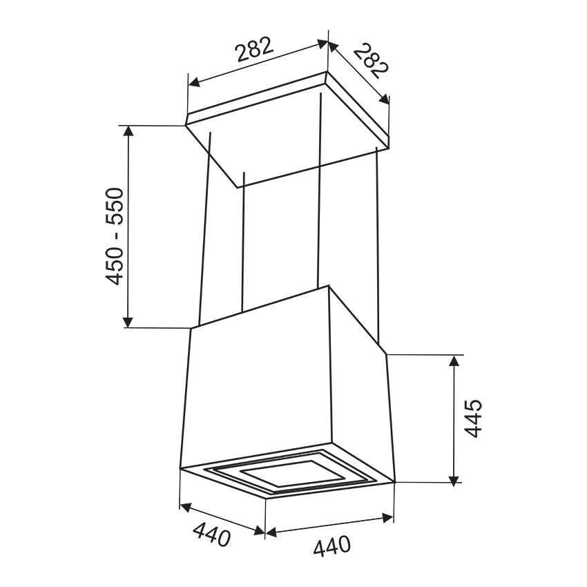 Máy hút mùi độc lập FS 7017B