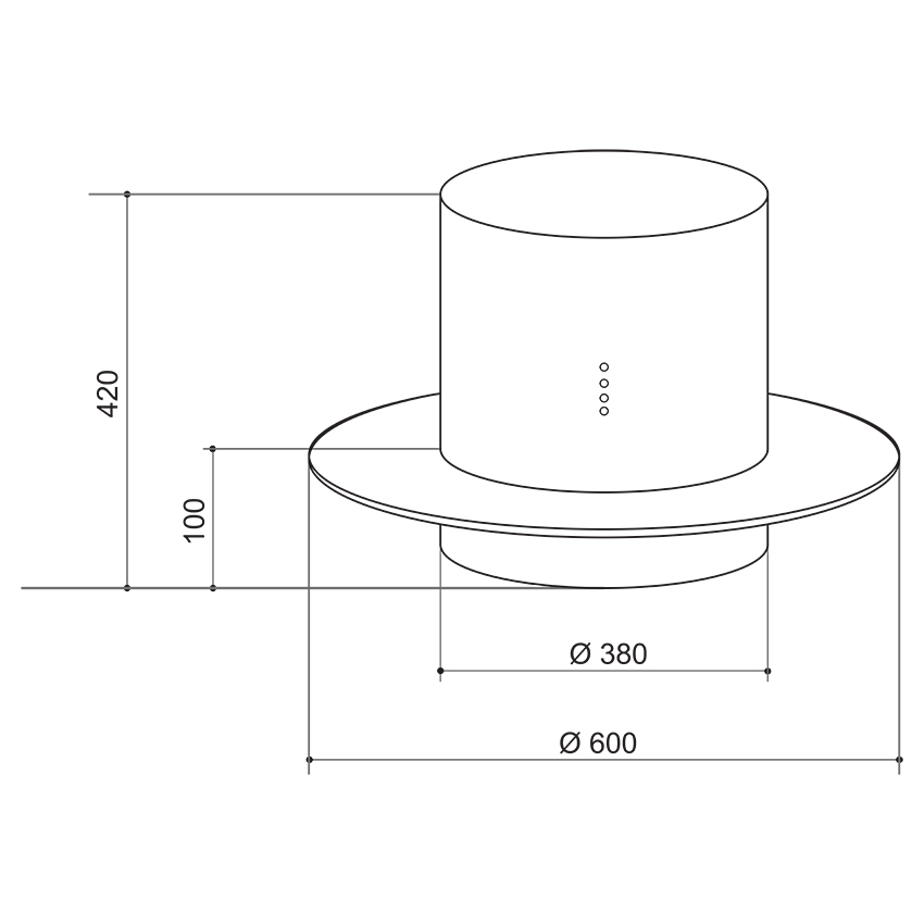 Máy hút mùi - treo độc lập FS7027B