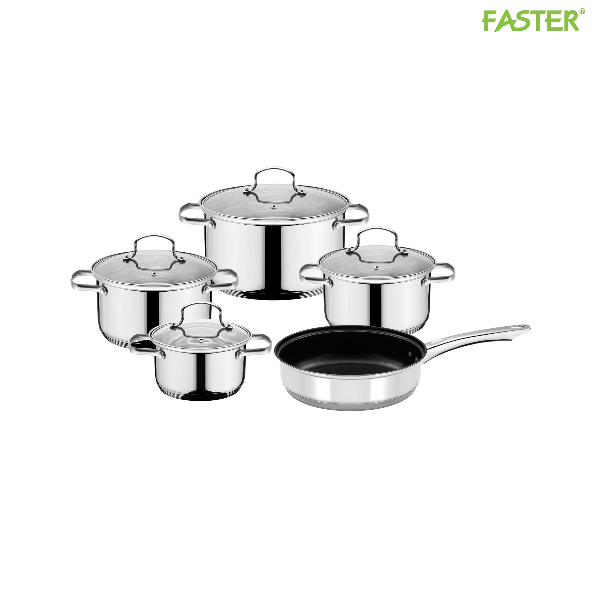 Bộ nồi chảo Faster Comfort 9