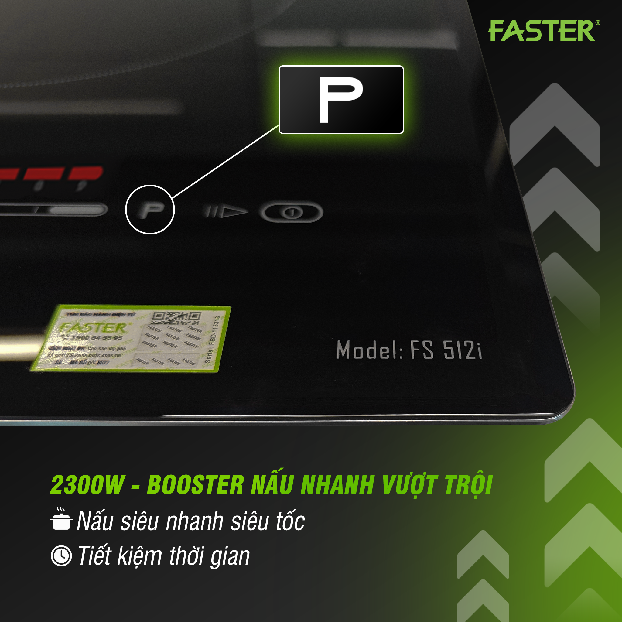 Bếp từ nhập khẩu Malaysia FS 512I