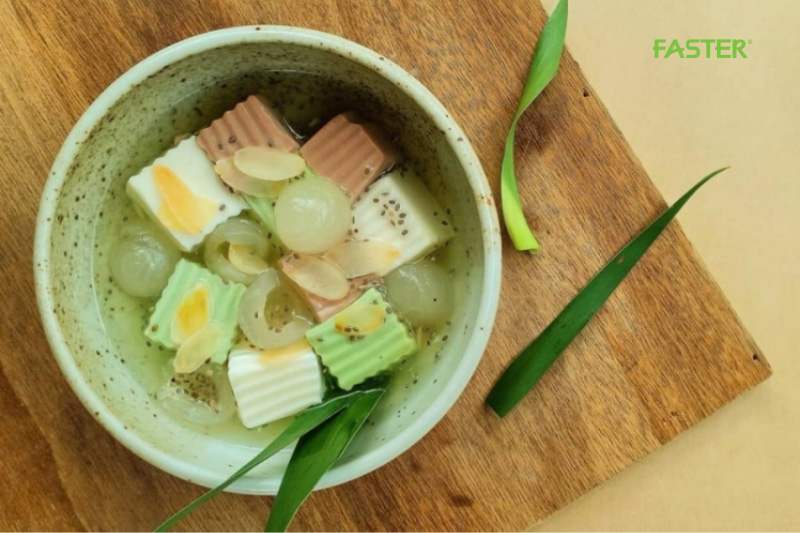 Cách nấu chè khúc bạch thanh mát tại nhà bằng bếp từ