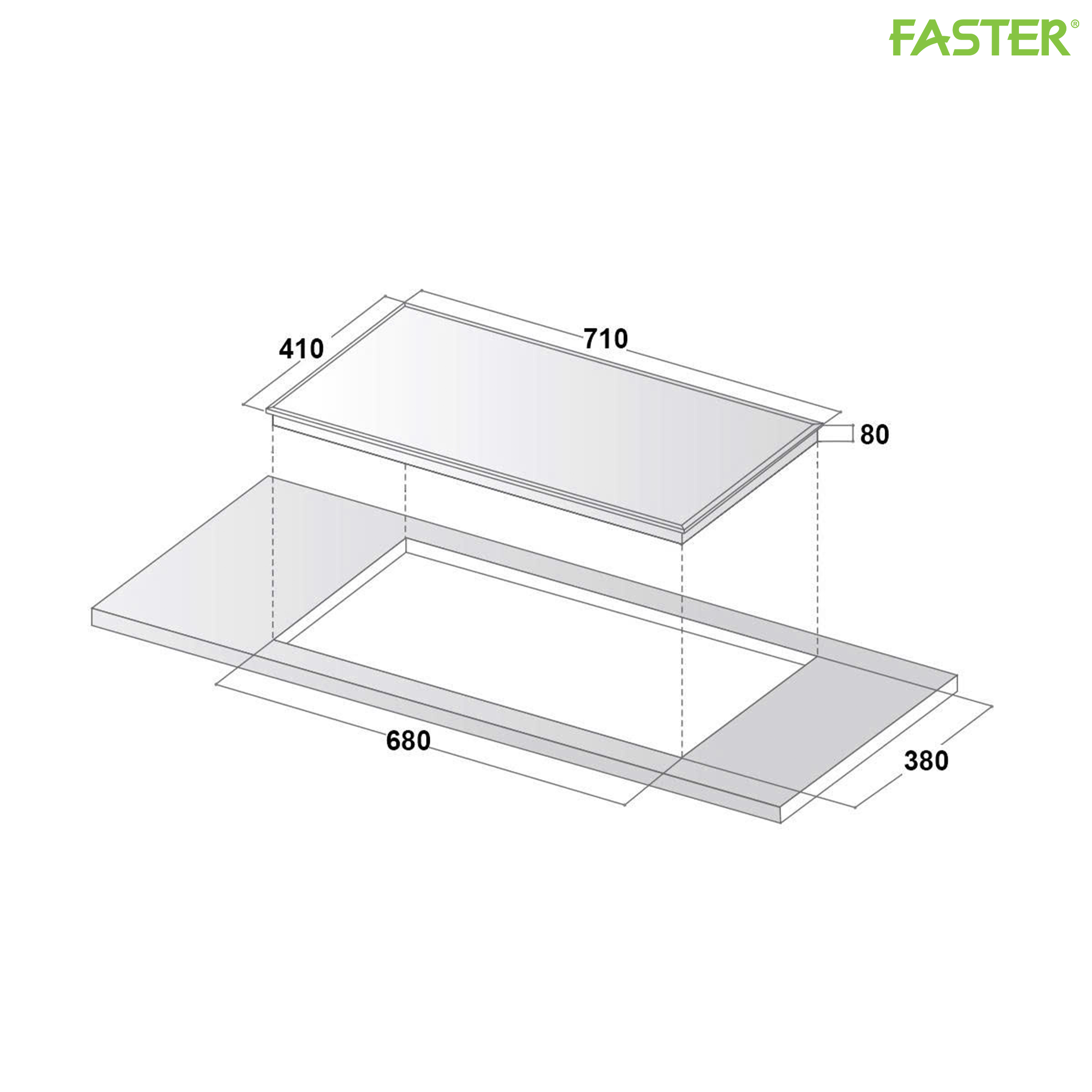 Bếp điện từ nhập khẩu Malaysia FS 738HI PLUS