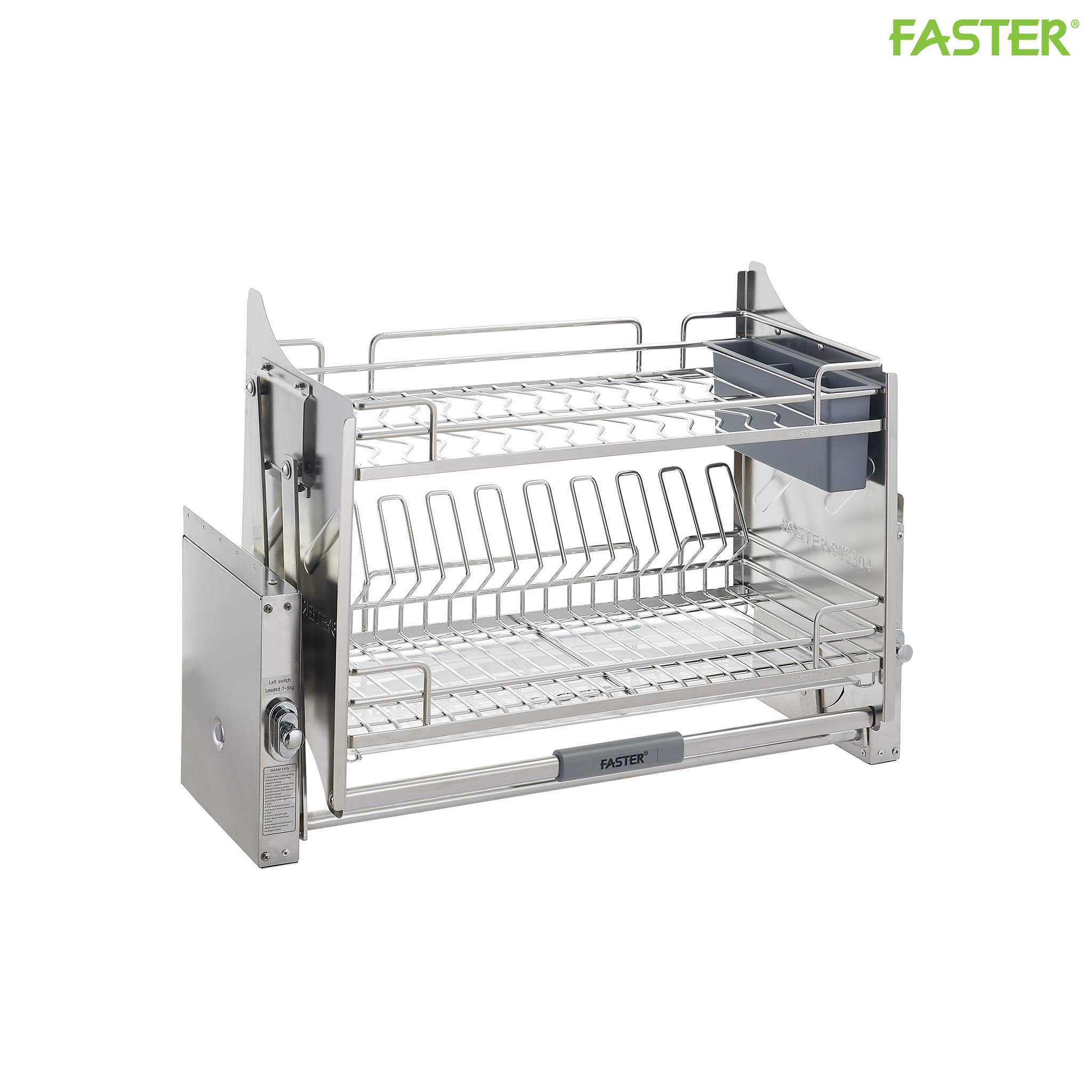 GIÁ NÂNG HẠ NAN OVAL INOX 304 FS EB800FLE