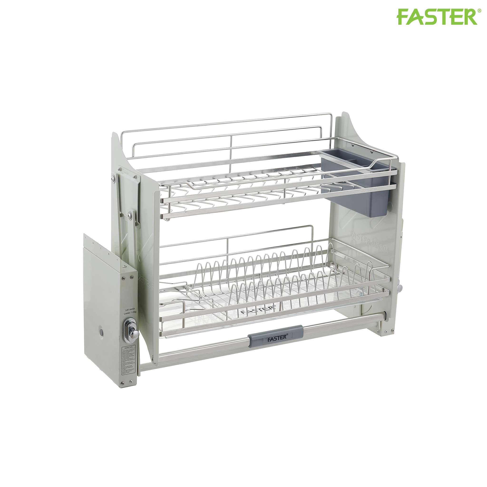 Giá nâng hạ nan dẹt và má inox 304 FS EB800FLE2