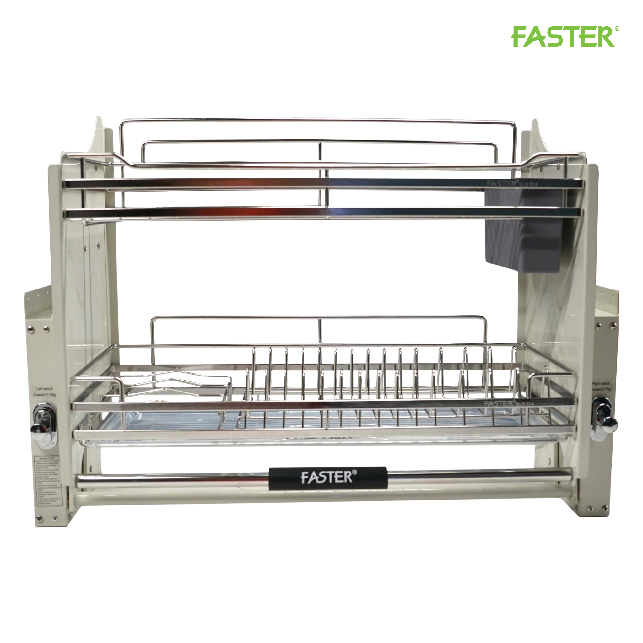 Giá bát đĩa nâng hạ Faster EB80SC