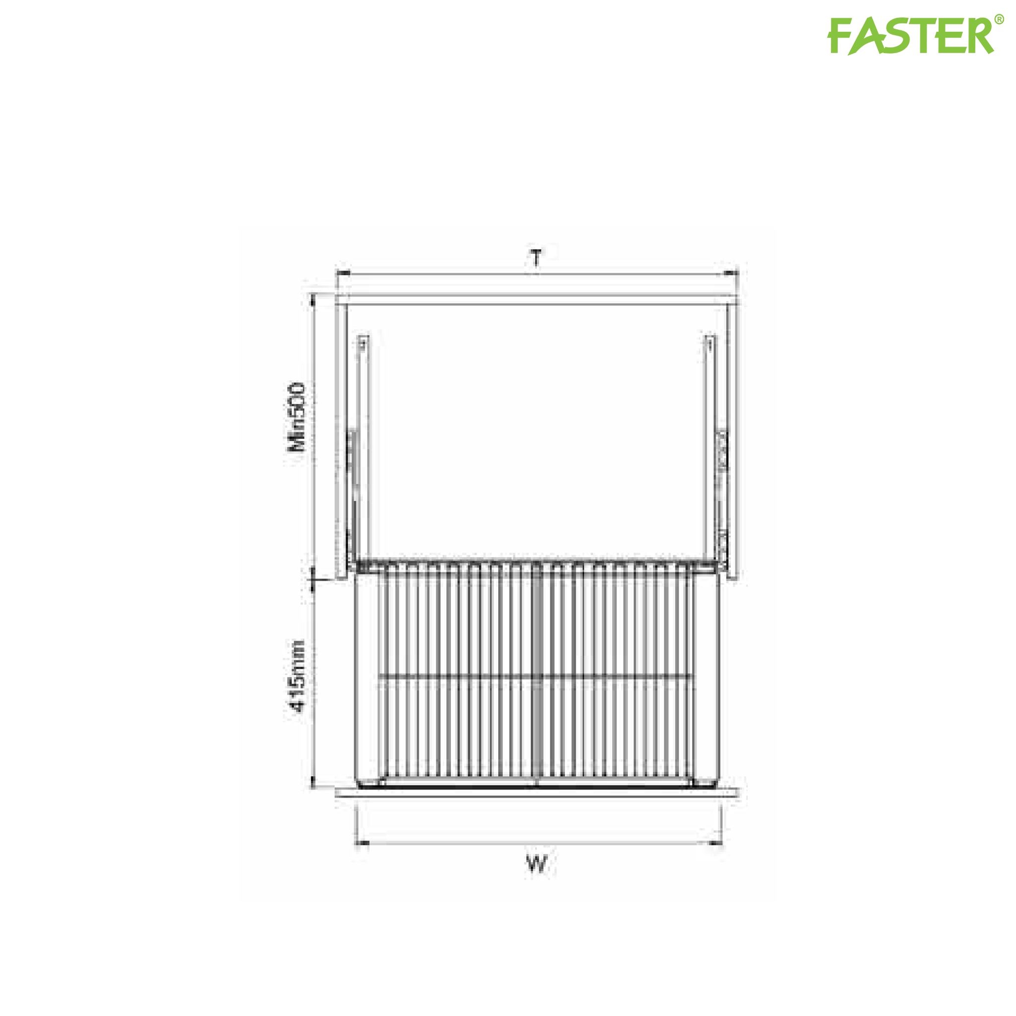 Giá xoong nồi FSDB70G304/FSDB80G304/FSDB90G304