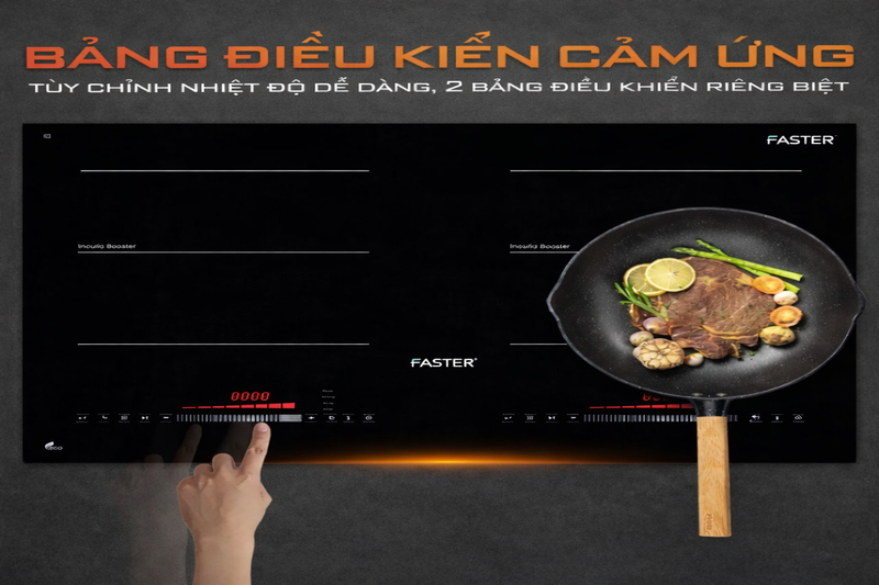 Nấu ăn tốc độ với Booster và Bảng điều khiển Slider
