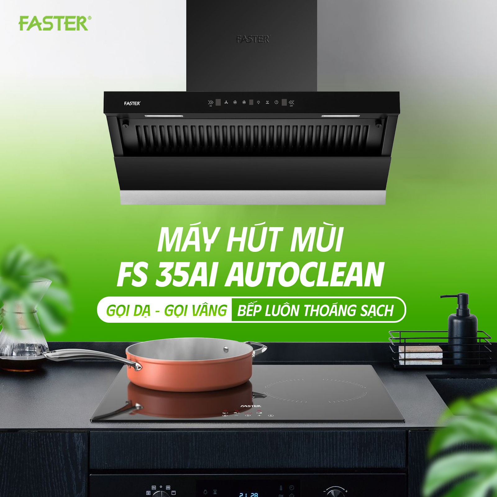 Các sản phẩm thiết bị bếp Faster đáng mua nhất