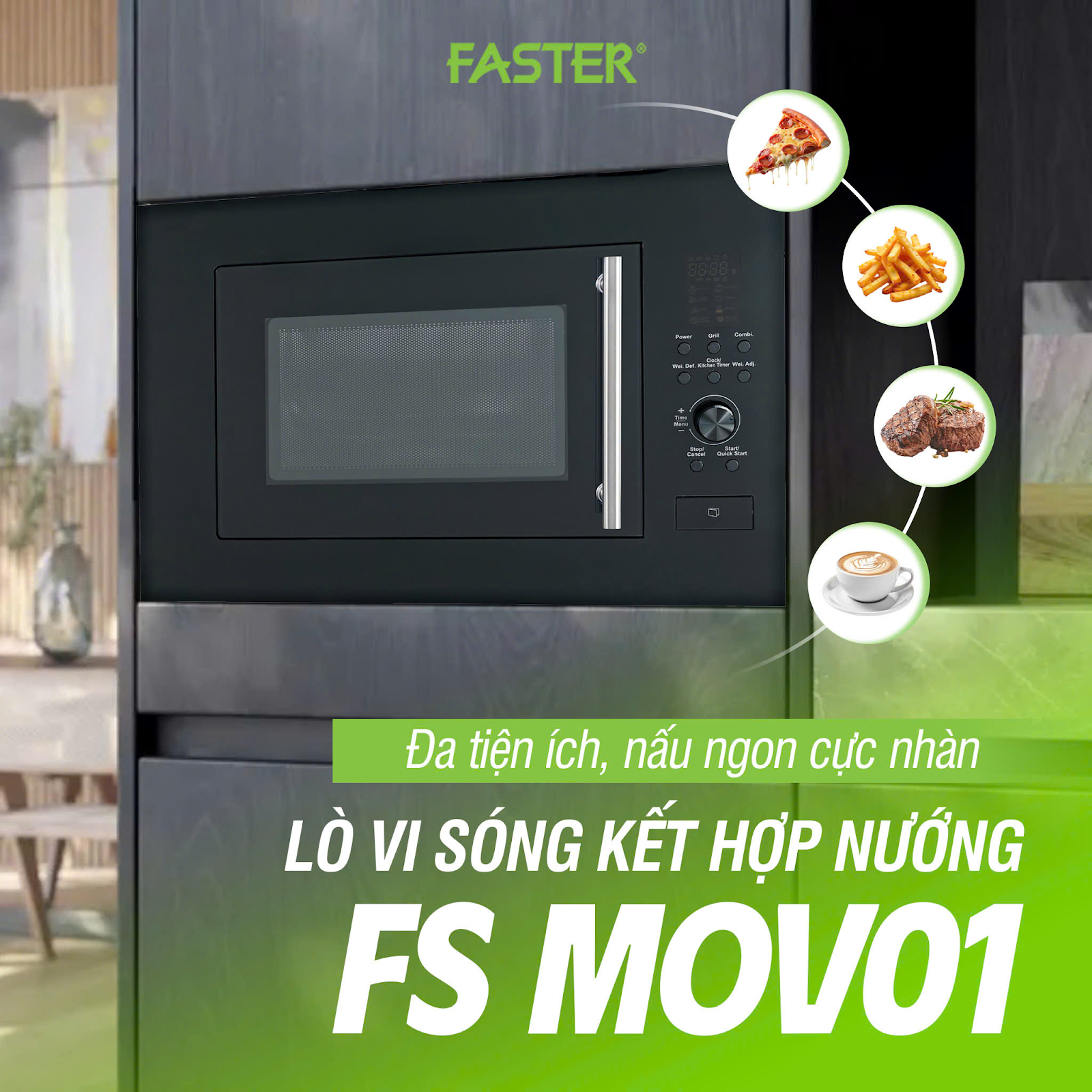 Các sản phẩm thiết bị bếp Faster đáng mua nhất