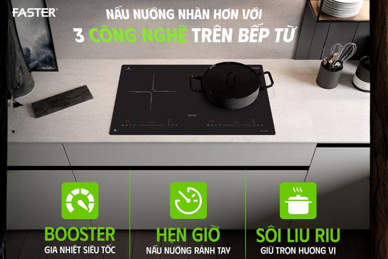 Trải nghiệm đẳng cấp cùng Bếp từ Inverter FASTER