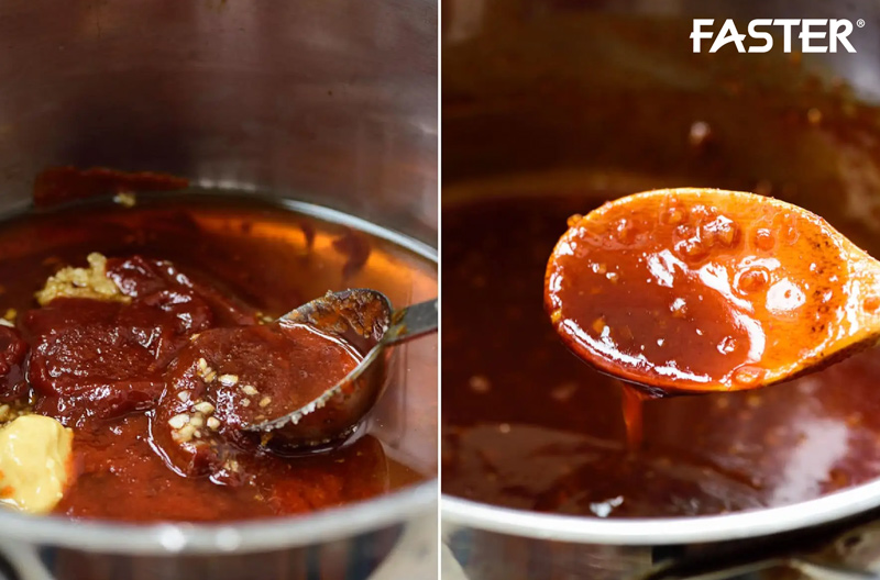 nước sốt gà nướng nguyên con