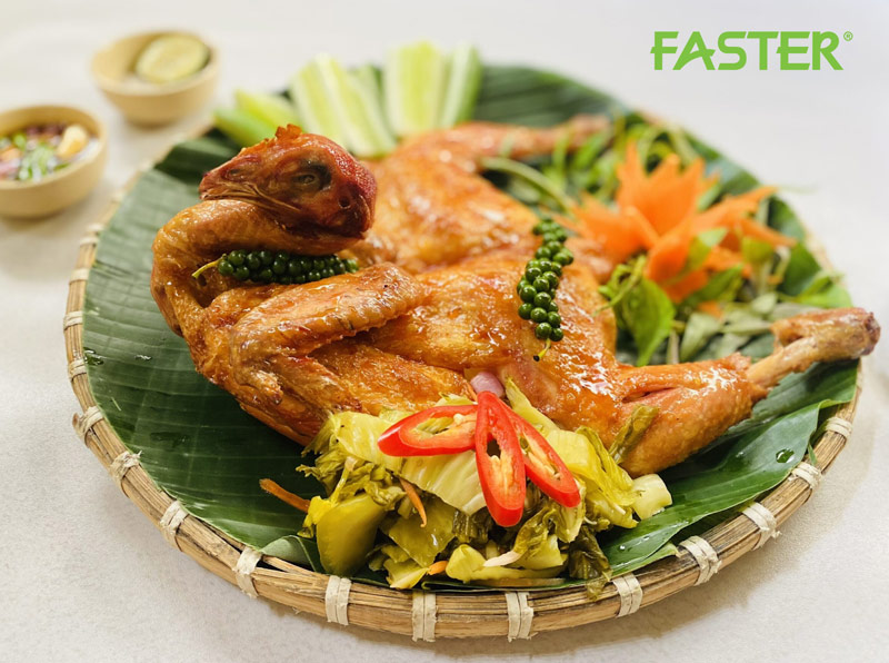 gà nướng nguyên con