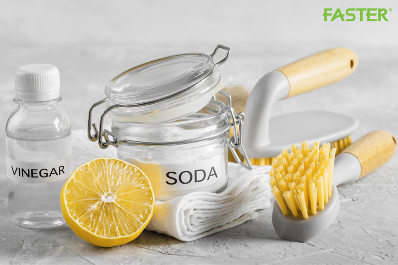 Sử dụng baking soda và giấm