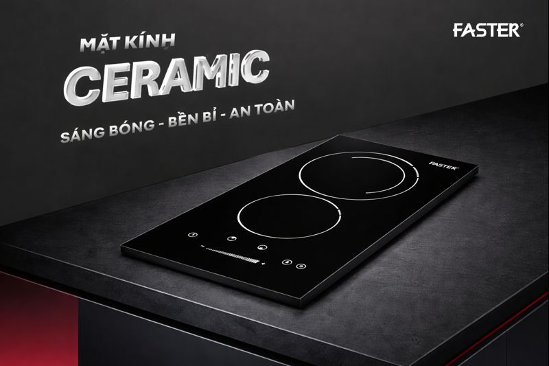 Bếp từ Domino FS 223DI – Tinh gọn và Hiện đại