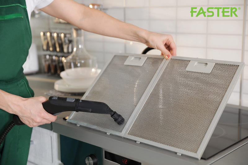  Kiểm tra và làm sạch máy hút mùi tự làm sạch