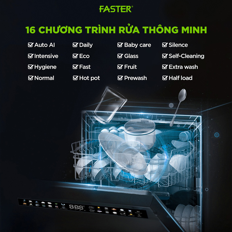 tính năng thông minh của thiết bị bếp AI