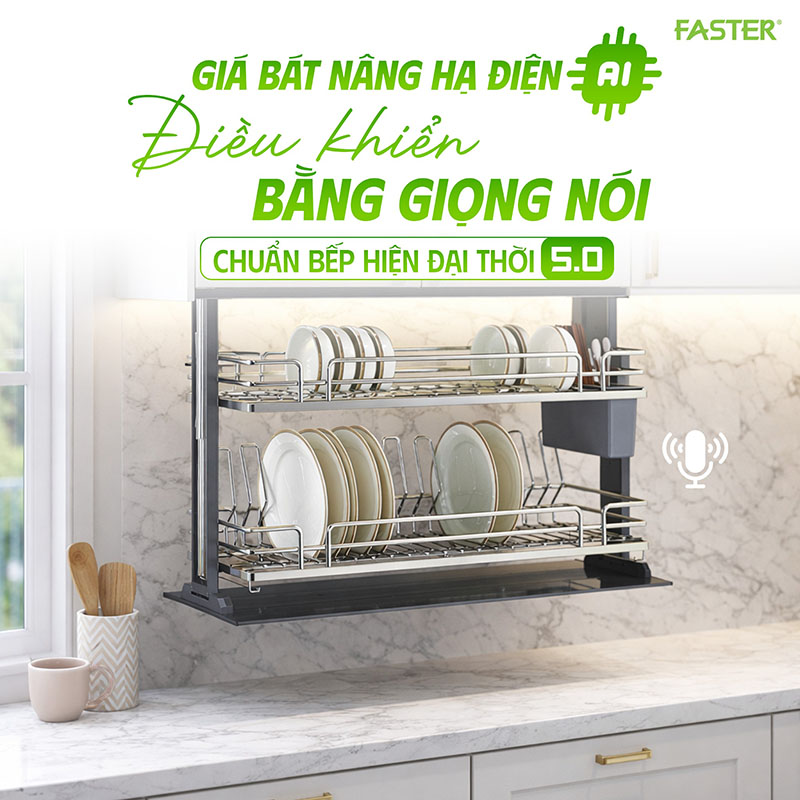 Giá nâng hạ điều khiển bằng giọng nói
