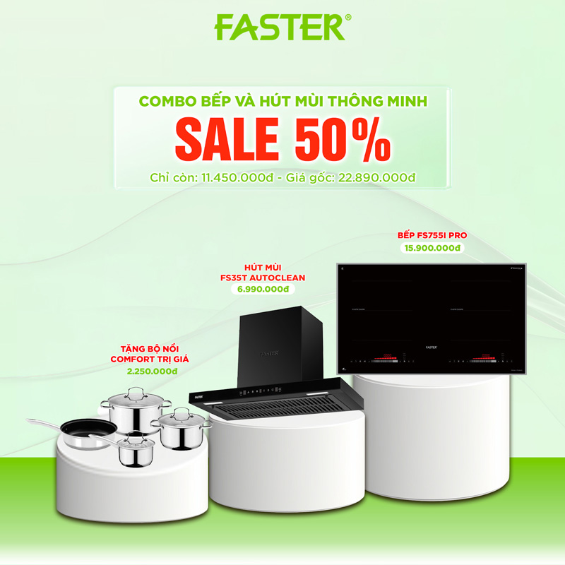 Ưu đãi combo Bếp và Hút mùi