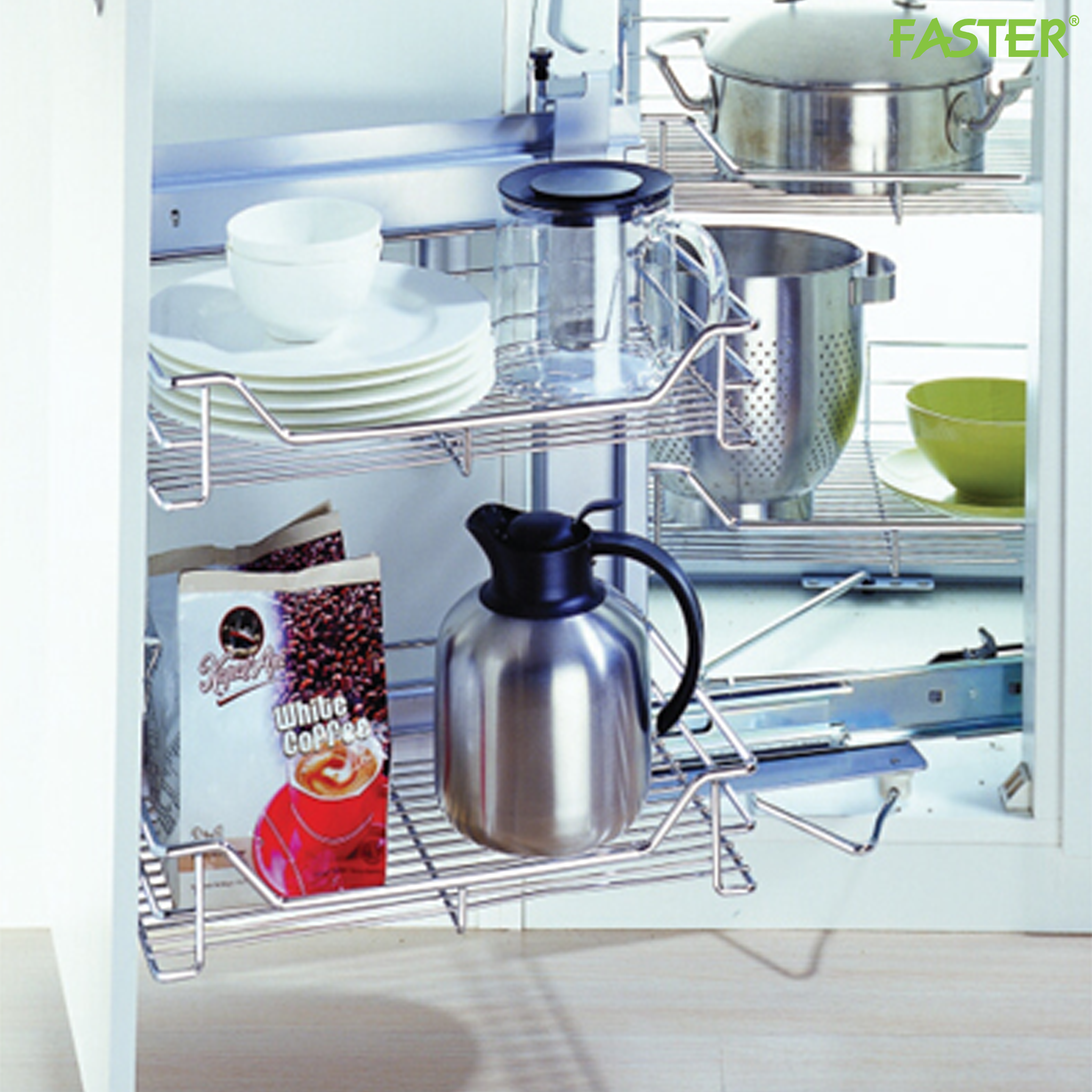 Kệ góc liên hoàn FS MC400SLN/SRN