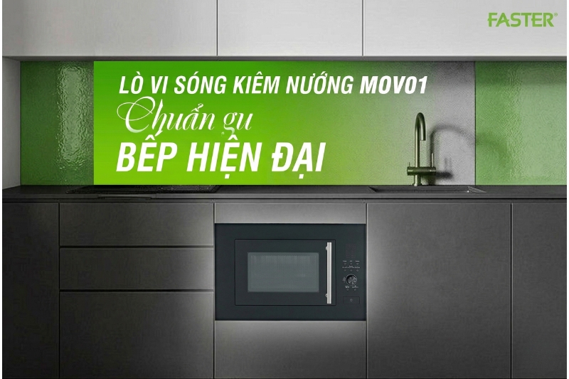 Lò Vi Sóng FS MOV 01: Sự Kết Hợp Hoàn Hảo Giữa Nướng Và Vi Sóng Âm Tủ