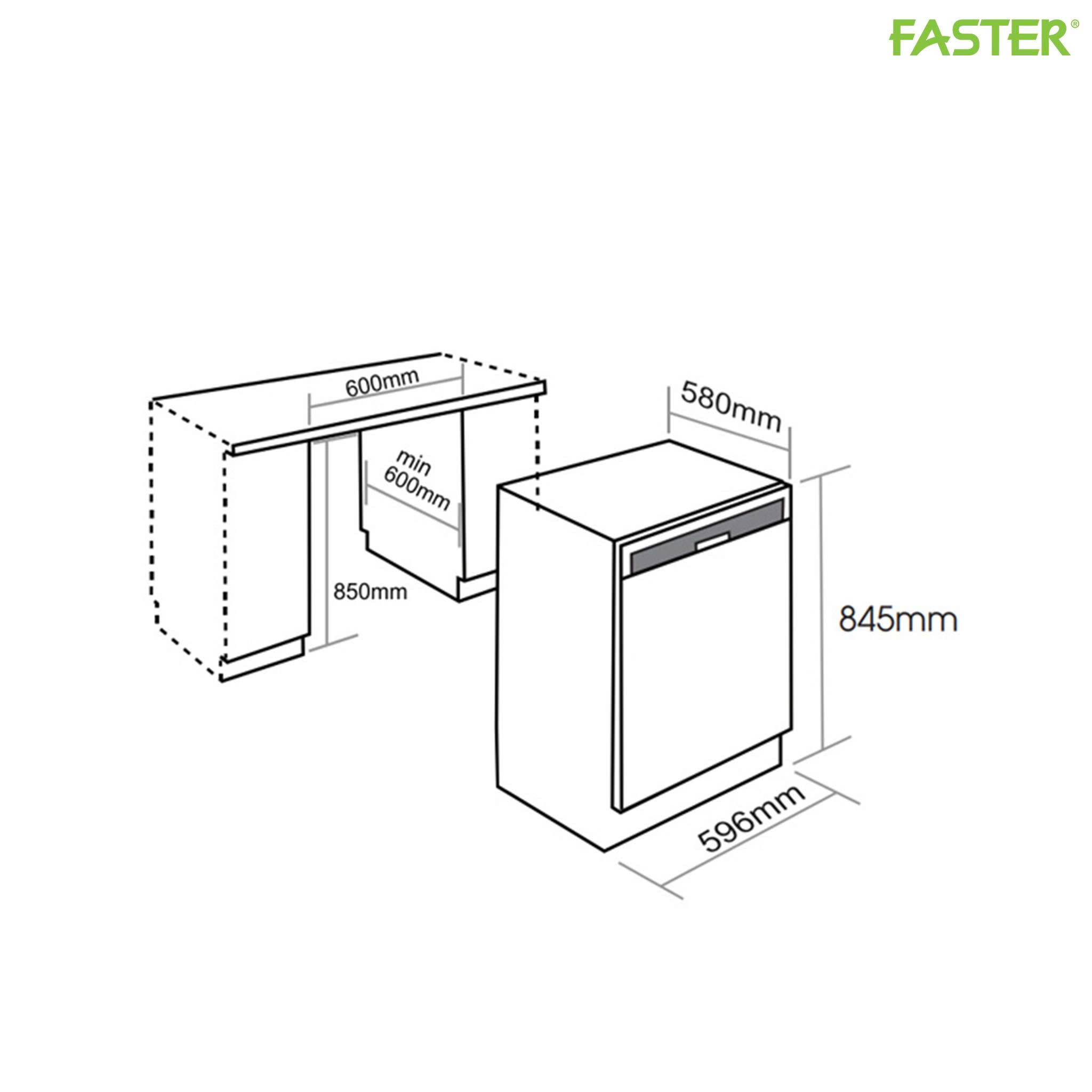 Máy rửa bát ECO 6314S