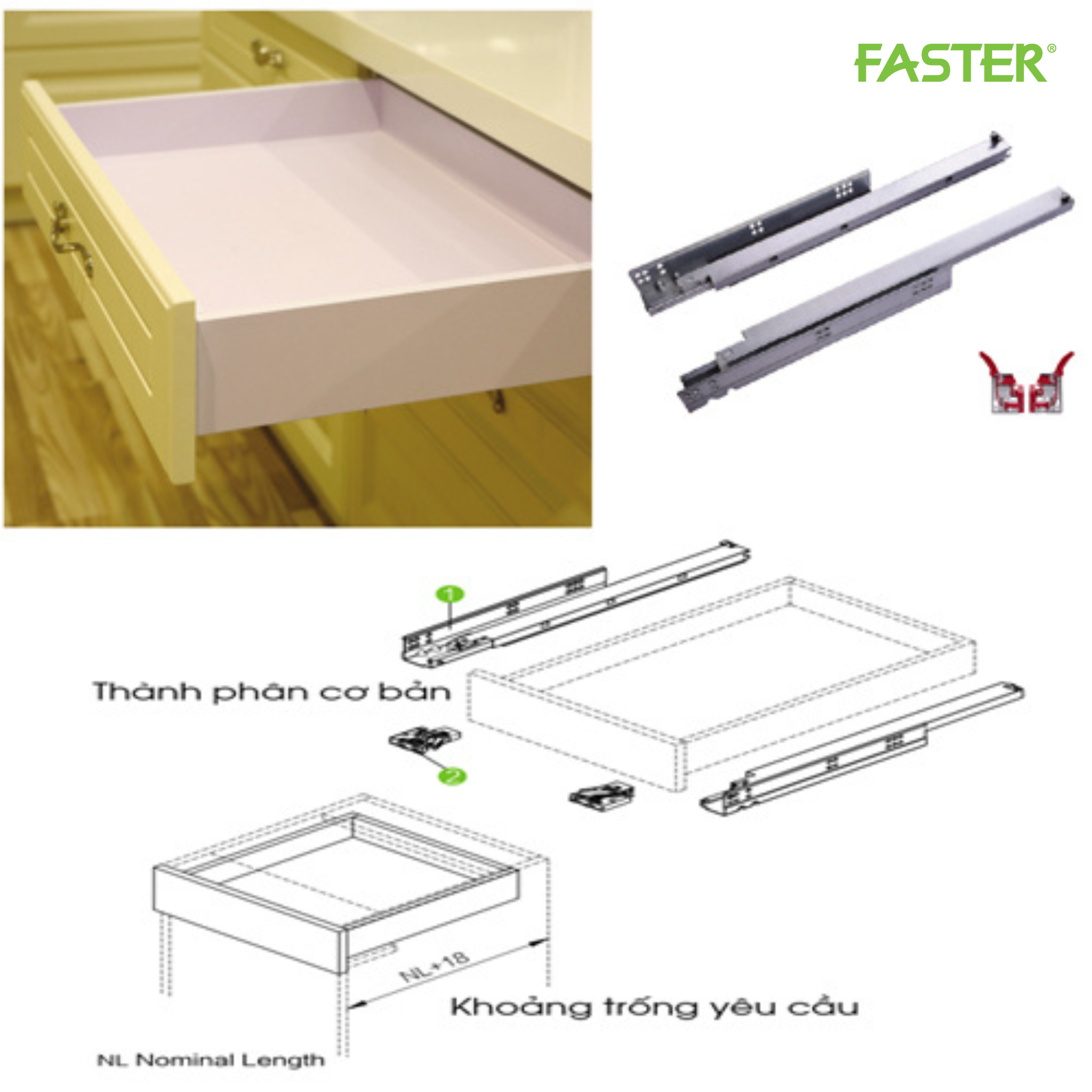 Ray âm nhấn mở - FS 710CJ 350/450/500