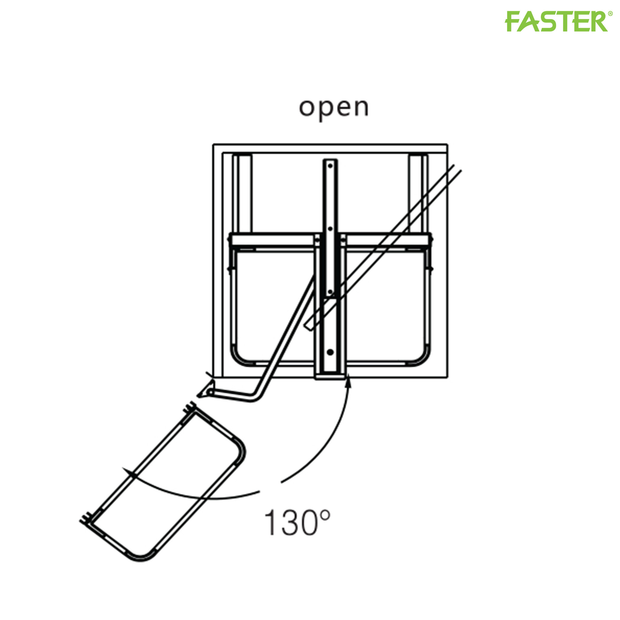 Tủ kho 5 tầng cao cấp cánh mở FS 34505SPN