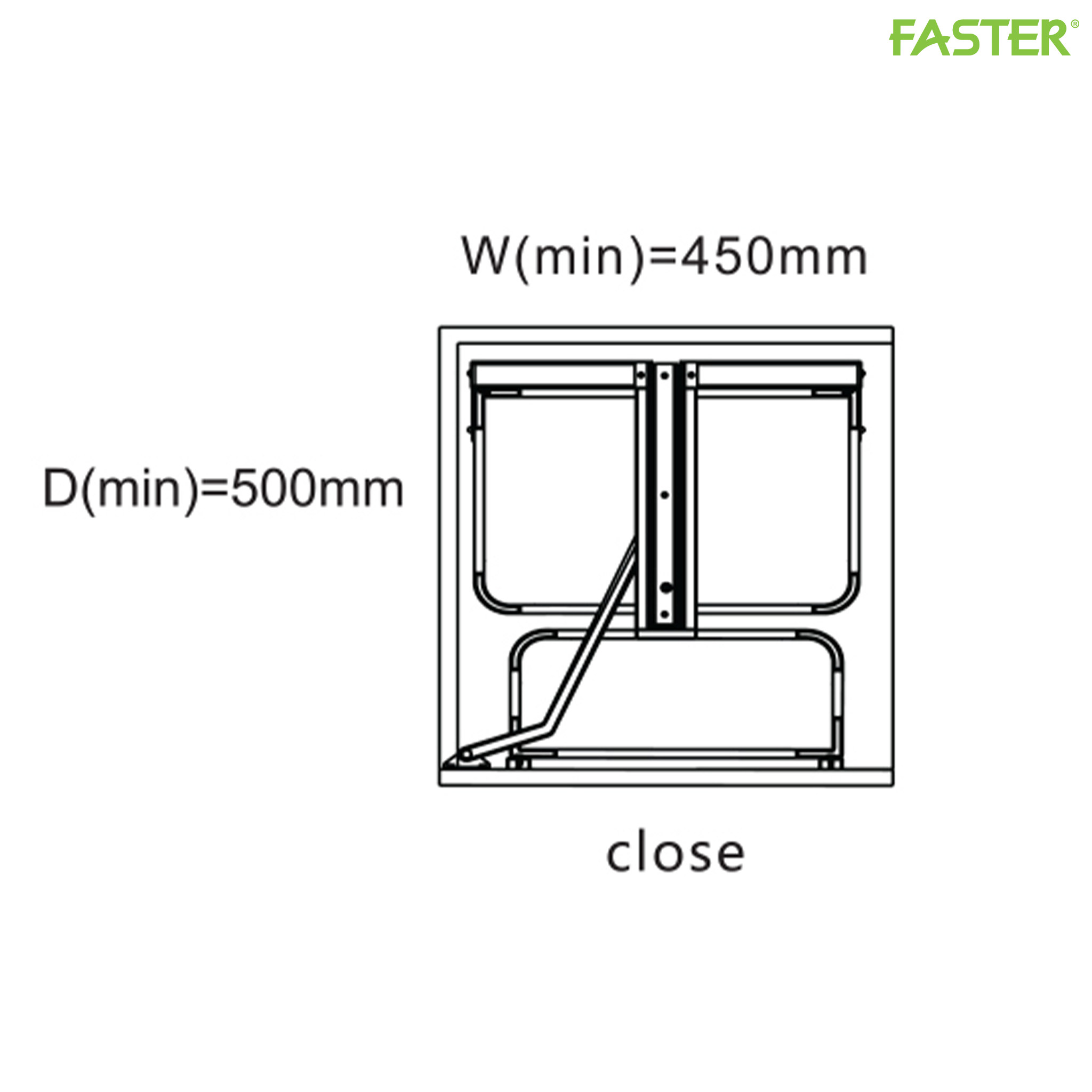 Tủ kho 5 tầng cao cấp cánh mở FS 34505SPN