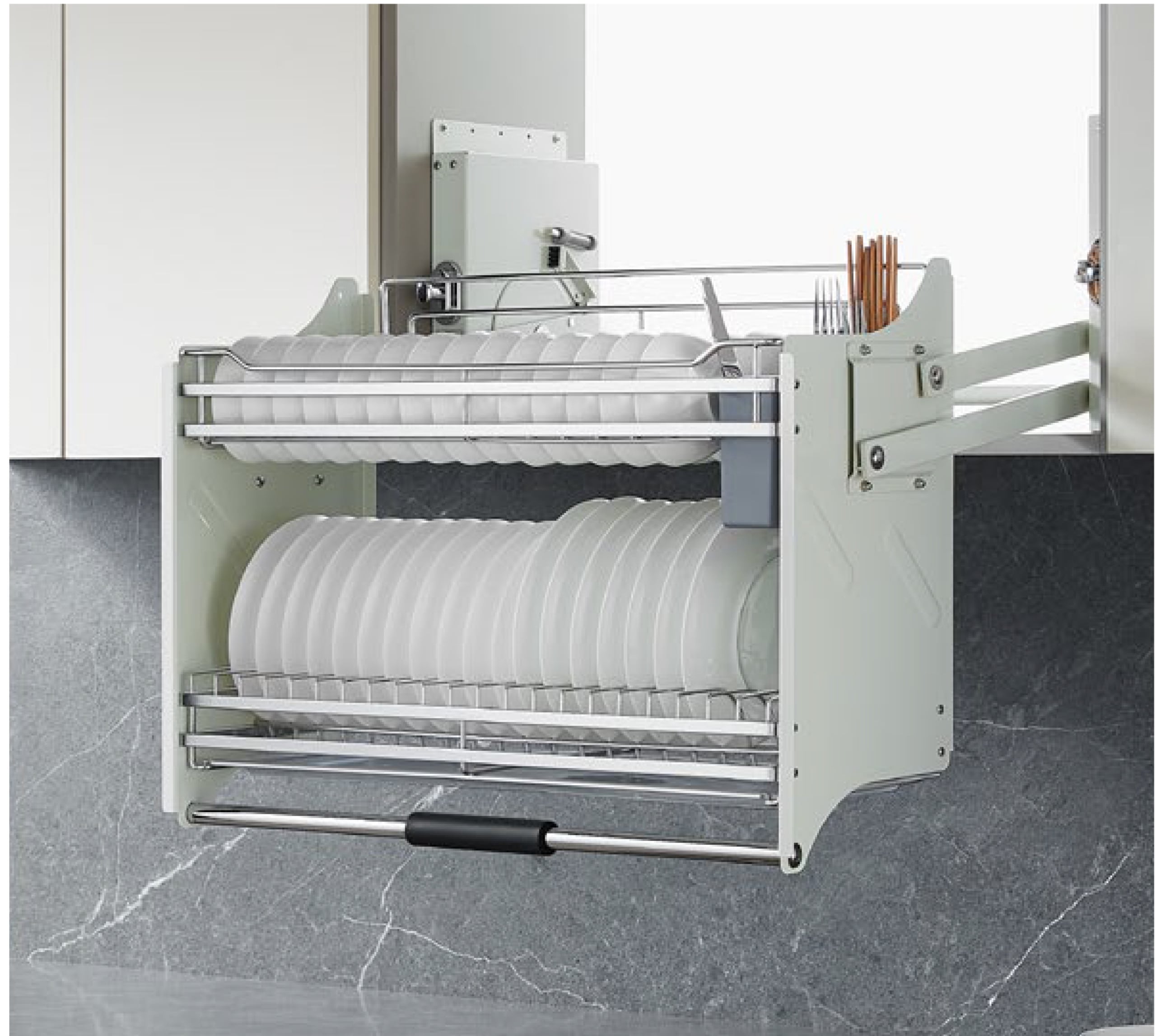 Top Giá bát đĩa nâng hạ inox cao cấp chính hãng Faster